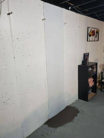 Finished Basement Waterproofing Project in Owensville, OH