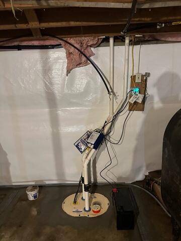 New CleanSpace Wall System, WaterGuard, TripleSafe Sump Pump