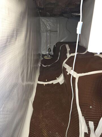 Crawl Space Encapsulation and Water Control - Pittsboro, NC