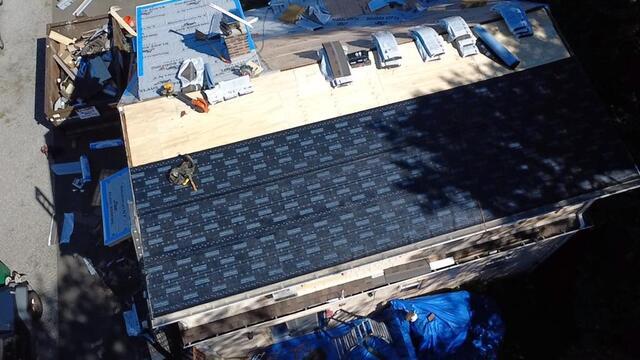 SBS Roof Base Is Installed