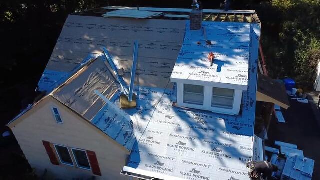 Underlayment Is Installed