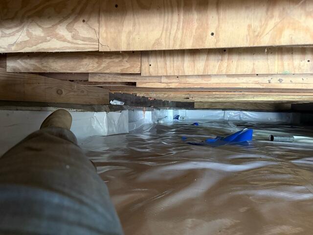 Moisture Barrier Installation in Progress - Jacksonville, FL