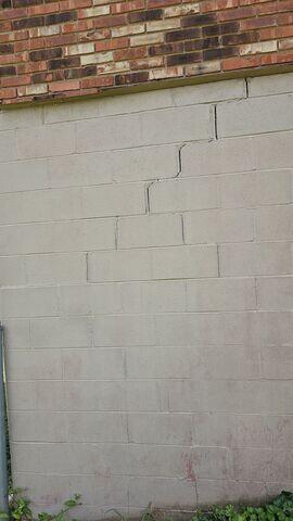 Stair Stepping Cracks in Foundation Wall