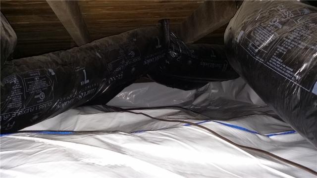 CleanSpace Installed Around Duct Work