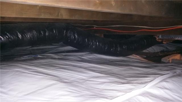 CleanSpace Installed in Tight Crawl Space