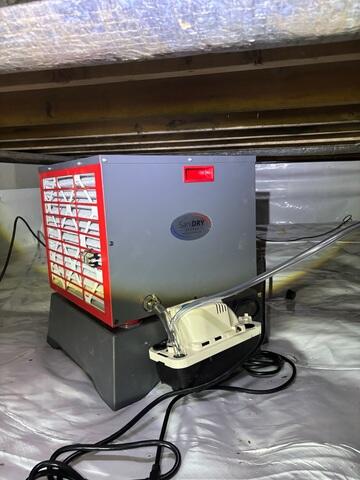SaniDry Sedona dehumidifier
