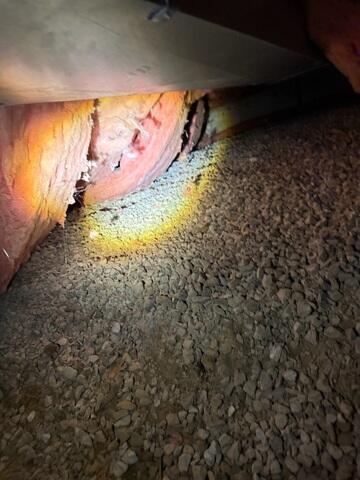 Naturally Humid Crawl Space