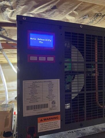 Crawl Space Dehumidifier