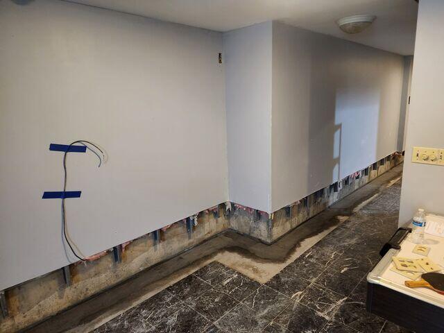 Basement Drainage System in Florence, KY