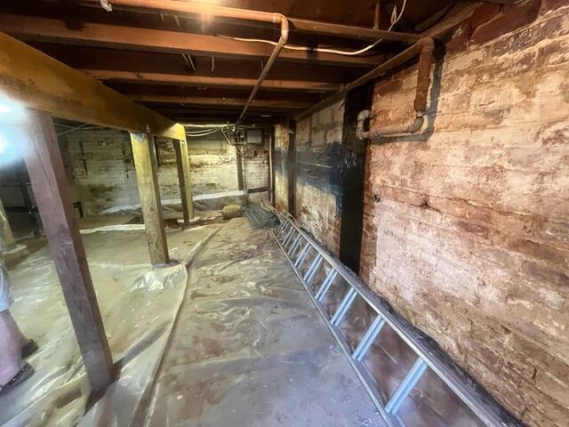 Damp Crawl Space