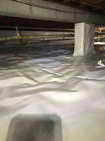 Crawlspace was Encapsulated