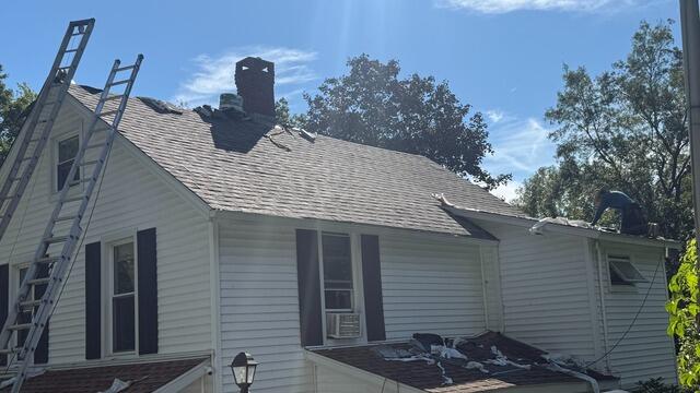 New Shingles Are Installed