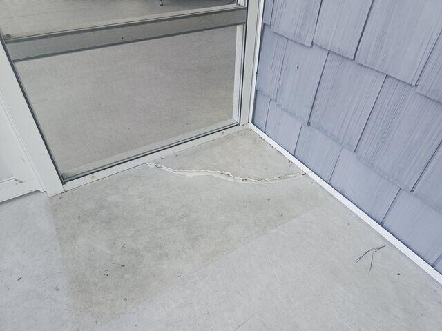 Cracked Concrete Slab