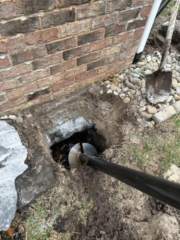 Helical Pier Installation
