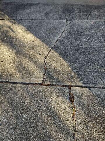 Cracked Driveway in Crittenden, KY