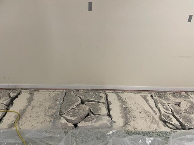 Breaking Up Concrete within the Basement