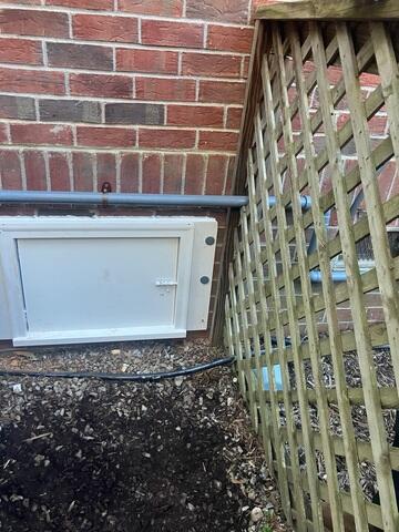 New Crawl Space Door