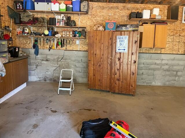 Bowed Wall Before Repair