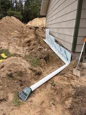 Exterior Waterproofing Completed