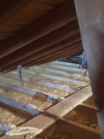 Spray Foam Applied for Air Sealing