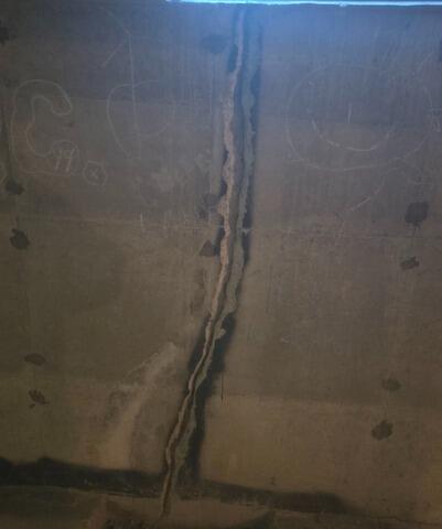 Large Crack in Foundation Wall