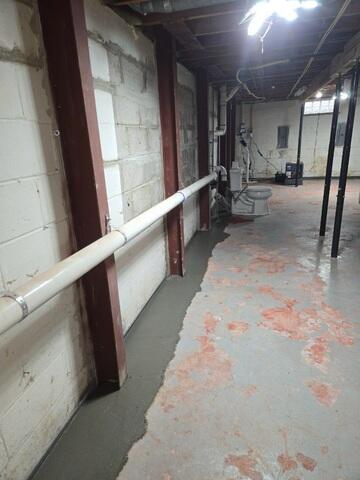 I-Beams Added to Stablize Bowing Walls
