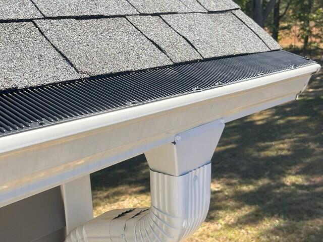 Gutters after Rain Drop installation