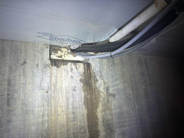 Inside the Crawl Space Vent