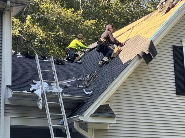 New Shingles Are Installed