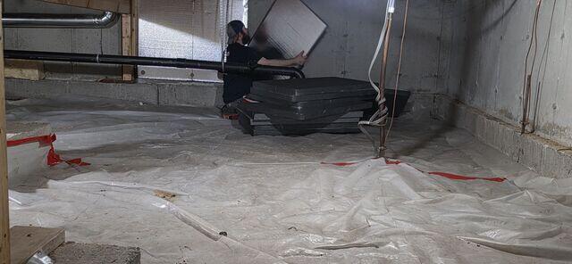 SilverGlo© Installation In Progress