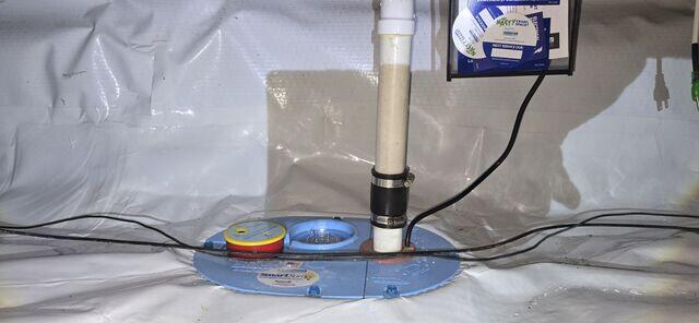 Sump Pump Installed