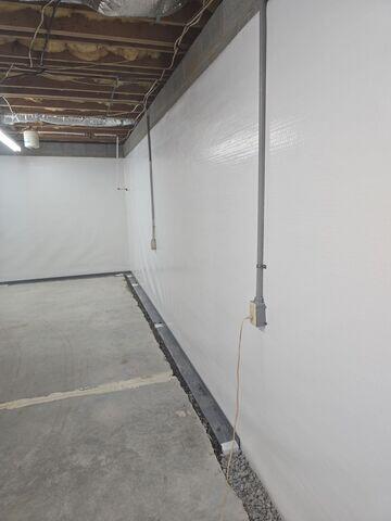 Interior Drainage System Installation - Sanford, NC