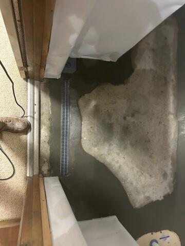 Trench Drain Installed