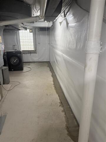 Large Basement Waterproofed