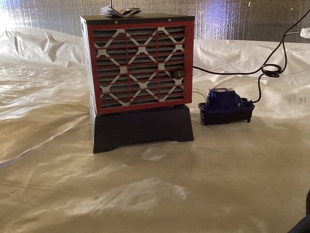 Crawl Space Dehumidifier in Wilmington, OH