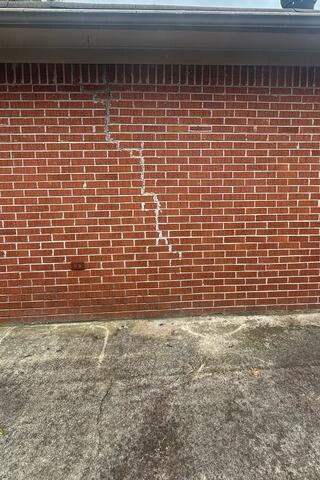 Cracks in Exterior Wall