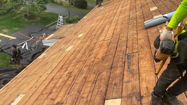 New Plywood Is Installed