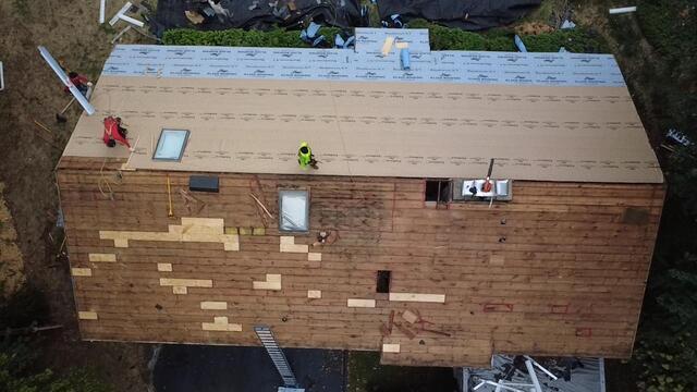 Ice and Water Shield & Underlayment Are Installed