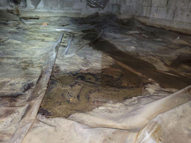 Wet Crawl Space in Milford, OH