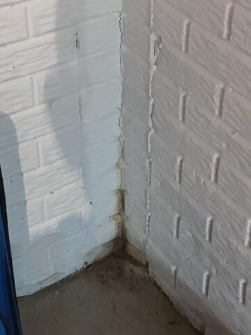 Wall Crack Before FlexiSpan