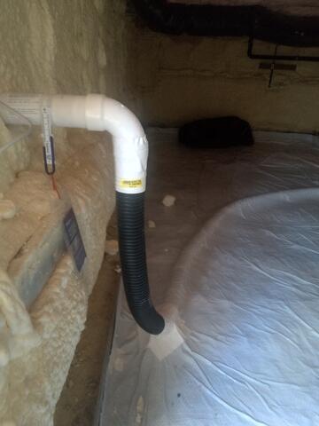 Vapor Pipe Penetration