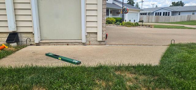 Before Clinton, IA Concrete Leveling