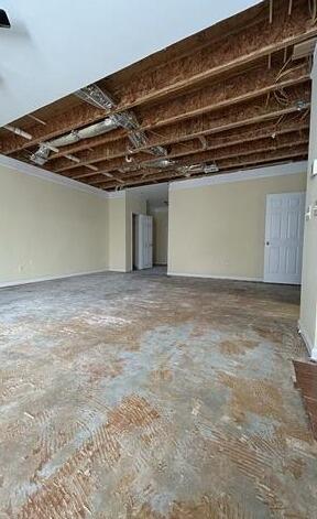 Ceiling and Flooring Demolition After Water Leak