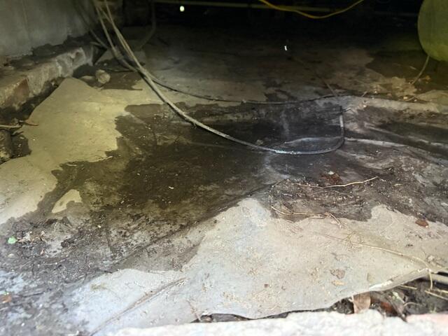 Pooling Water In The Crawl Space