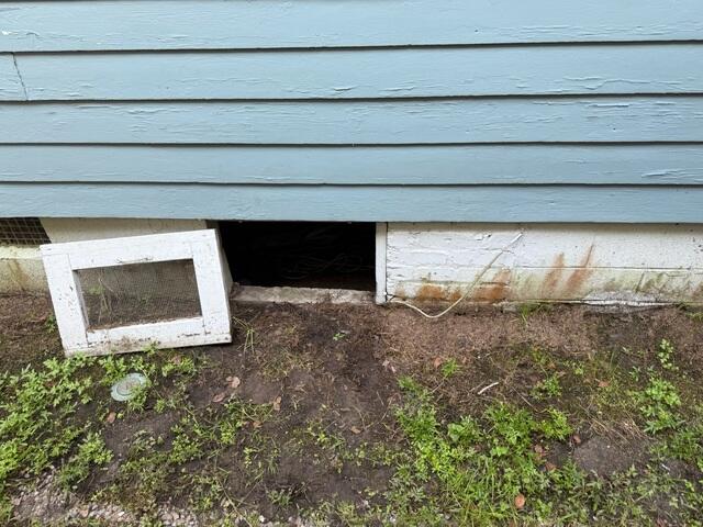 Old Crawl Space Door