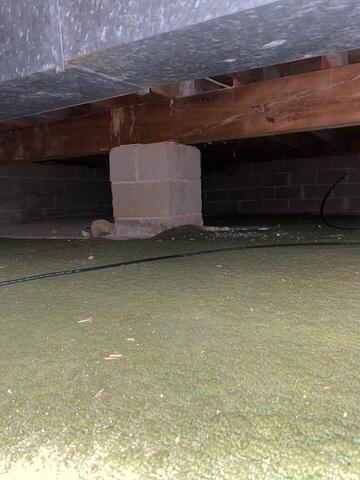 Damp Crawl Space