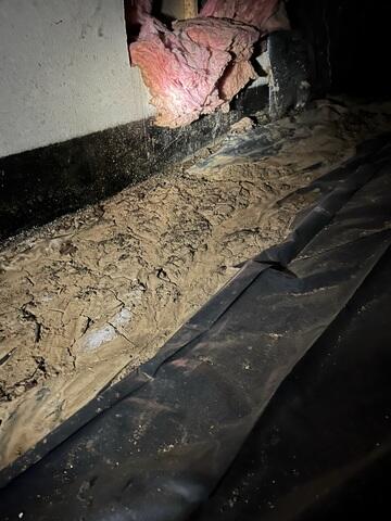 Dirty Crawl Space Floor in Blue Ash, OH