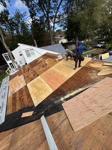 New Plywood Is Installed