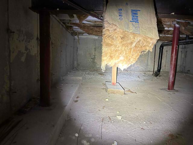 Damp Crawl Space