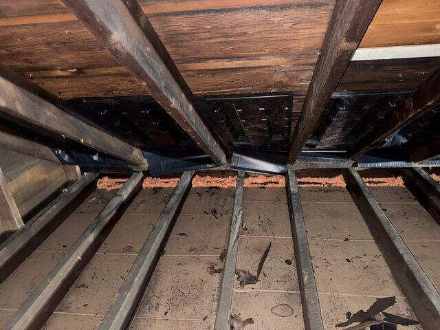 Baffles and Zypfoam on exterior walls